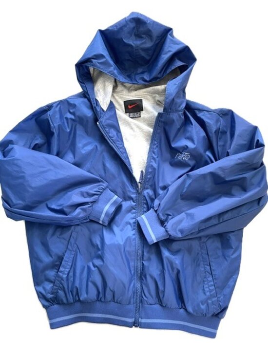 Nike Other - Nike Boy's Hooded Windbreaker Jacket, Blue, Size L (14)